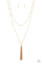 Load image into Gallery viewer, Paparazzi Social Hour - Gold Necklace with Pearls  (P2RE-GDXX-302XX)
