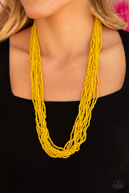 Congo Colada Yellow Necklace Paparazzi Accessories. Subscribe & Save. #P2SE-YWXX-164XX