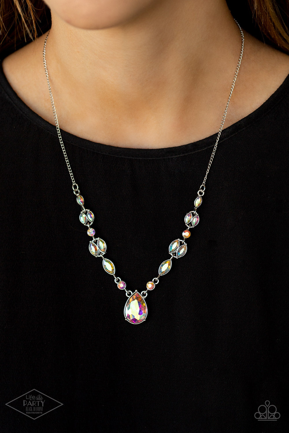 Royal Rendezvous - Multi Iridescent Necklace 