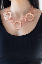 Load image into Gallery viewer, Ringed in Radiance - Copper Necklace
