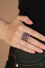 Load image into Gallery viewer, Prismatic Powerhouse - Pink Rings Paparazzi Accessories
