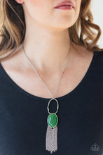 Load image into Gallery viewer, Dewy Desert - Green Necklace Paparazzi
