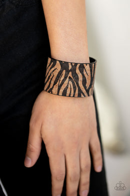 Paparazzi Bracelet ~ Zebra Zone - Black Urban Bracelet