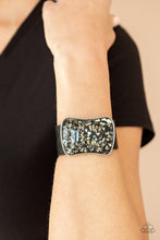 Load image into Gallery viewer, Twinkle Twinkle Little ROCK STAR - Black Urban Leather Band Bracelet
