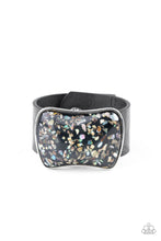 Load image into Gallery viewer, Twinkle Twinkle Little ROCK STAR - Black Iridescent Bracelet Paparazzi Accessories Urban Bracelet
