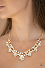 Load image into Gallery viewer, Paparazzi Knockout Queen - Gold Necklace Item (#P2ST-GDXX-081XX )

