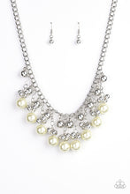 Load image into Gallery viewer, Paparazzi Pearl Appraisal - Yellow Fringe Necklace with earrings. Free Shipping. #P2RE-YWXX-074XX

