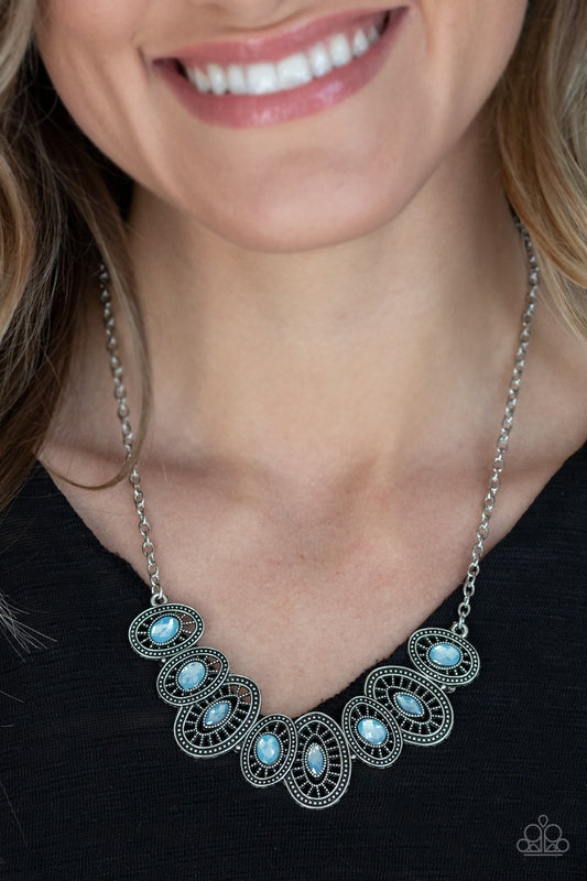 Paparazzi Necklace ~ Trinket Trove - Blue