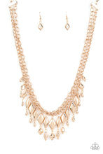 Load image into Gallery viewer, Trinket Trade Gold Fringe Necklace Paparazzi Accessories. #P2ST-GDXX-075XX
