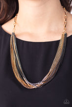 Load image into Gallery viewer, Paparazzi Necklace ~ Beat Box Queen - Gold Necklace
