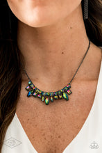 Load image into Gallery viewer, Wish Upon a ROCK STAR Multi Oil Spill Necklace Paparazzi Accessories. Get Free Shipping. 
