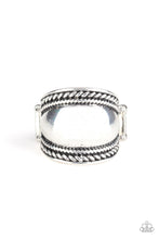 Load image into Gallery viewer, Paparazzi Bucking Trends Silver Ring. Get Free Shipping! #P4BA-SVXX-073XX
