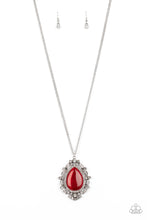 Load image into Gallery viewer, Frozen Gardens - Red Necklace Paparazzi Accessories. Get Free Shipping! #P2RE-RDXX-177XX
