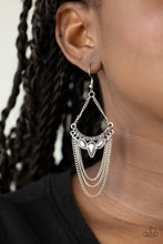 Load image into Gallery viewer, Paparazzi Earring ~ Burst Into TIERS - Silver Earring
