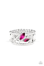 Load image into Gallery viewer, Paparazzi Ring ~ Tilted Twinkle - Pink
