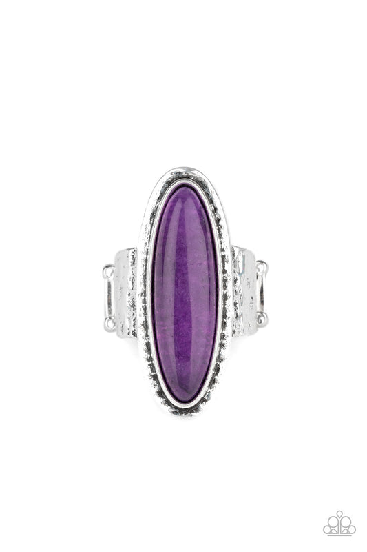 Paparazzi Ring ~ Stone Mystic - Purple Ring