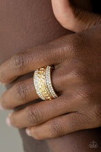 Load image into Gallery viewer, Oh No She Didnt! Gold Ring Paparazzi Accessories
