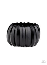Load image into Gallery viewer, Paparazzi Colorfully Congo - Black Wooden Bracelet
