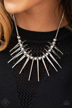 Load image into Gallery viewer, Paparazzi Necklace ~ Fully Charged - Silver Necklace Fashion Fix
