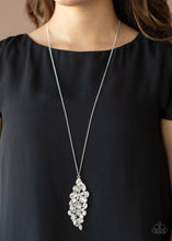 Load image into Gallery viewer, Paparazzi Necklace ~ Take a Final BOUGH - White Necklace - Life of the Party Exclusive
