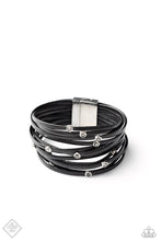 Load image into Gallery viewer, Paparazzi Fearlessly Layered - Black Bracelet
