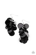 Load image into Gallery viewer, Paparazzi Earring ~ Now You SEQUIN It - Black Sequins Earring

