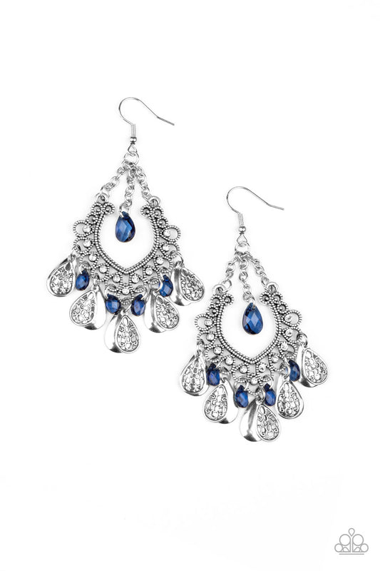 Musical Gardens Blue Earrings Paparazzi $5 Jewelry. Subscribe & Save. #P5ST-BLXX-012XX