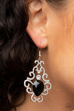 Load image into Gallery viewer, Paparazzi Happily Ever AFTERGLOW Black Earring. Get Free Shipping! #P5ST-BKXX-029XX
