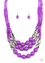 Load image into Gallery viewer, Paparazzi Necklace ~ Flamingo Flamboyance - Purple
