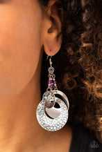 Load image into Gallery viewer, Paparazzi Wanderlust Garden - Purple Earrings. Get Free Shipping. #P5WH-PRXX-194XX.
