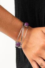 Load image into Gallery viewer, Desert Lagoon Purple Bracelet Paparazzi Accessories. #P9SE-PRXX-139XX. Get Free Shipping
