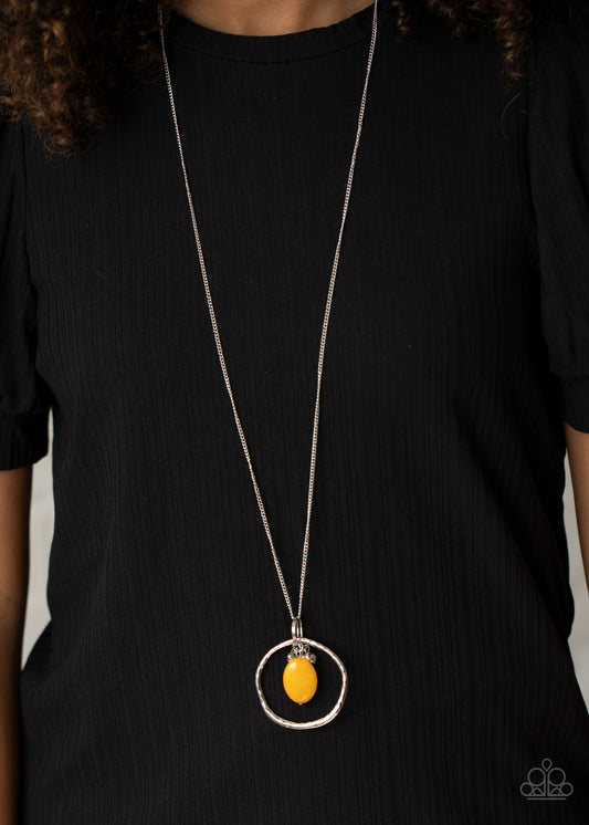 Paparazzi Zion Zen Yellow Stone Necklace. Get Free Shipping. #P2SE-YWXX-171XX