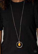 Load image into Gallery viewer, Paparazzi Necklace ~ Zion Zen - Yellow Stone Necklace
