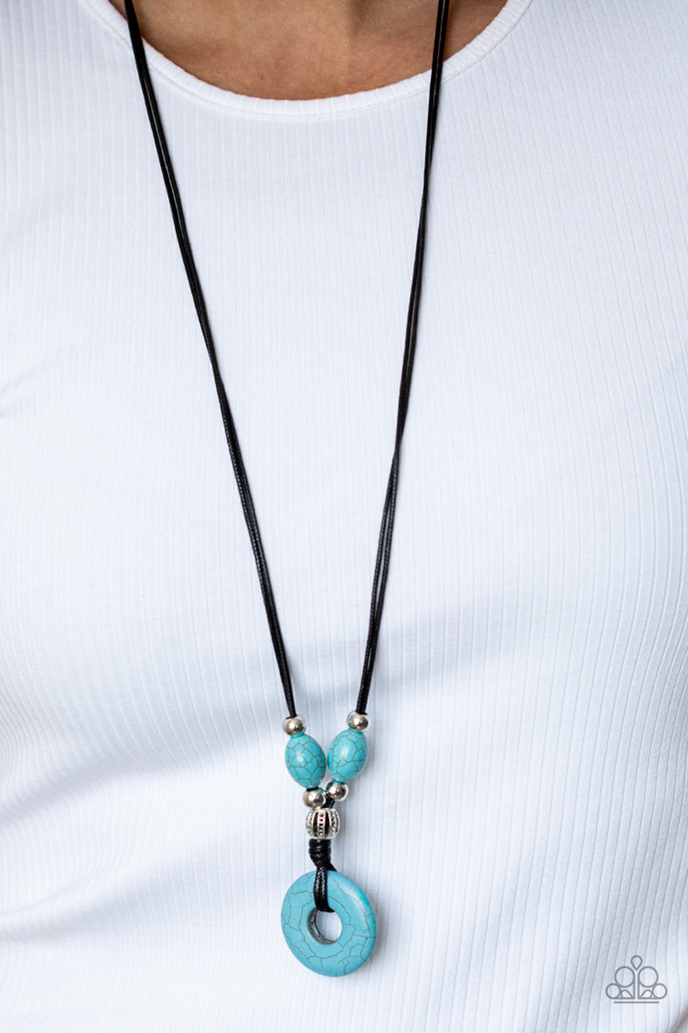 Paparazzi Middle Earth - Blue Urban Necklace
