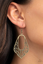 Load image into Gallery viewer, Paparazzi Earring ~ Grapevine Glamour - Brass
