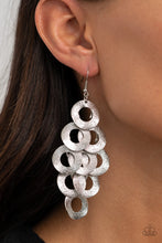 Load image into Gallery viewer, Scattered Shimmer - Silver Earring

