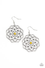 Load image into Gallery viewer, Paparazzi Earring ~ Botanical Bash - Yellow
