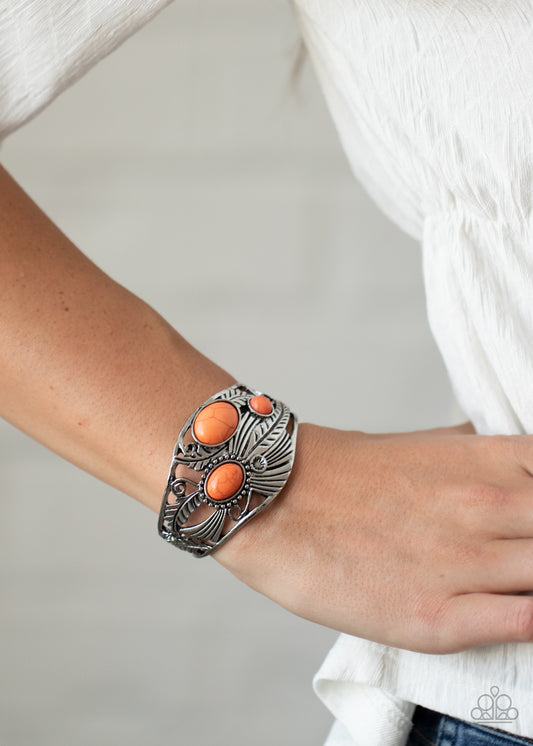 Mojave Moods Orange Bracelet Paparazzi Jewelry. Subscribe & Save. #P9SE-OGXX-145XX