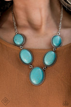 Load image into Gallery viewer, River Valley Radiance - Blue Necklace Paparazzi Accessories Fashion Fix
