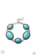 Load image into Gallery viewer, Paparazzi River View - Blue Bracelet $5 Jewelry online at AainaasTreasureBox
