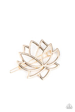 Load image into Gallery viewer, Paparazzi Lotus Pools - Gold Hair Accessory online at AainaasTreasureBox #P7SS-GDXX-033XX
