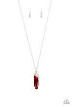 Load image into Gallery viewer, Spontaneous Sparkle - Red Necklace Paparazzi Accessories Five Dollar Jewelry #P2RE-RDXX-178XX
