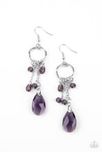 Load image into Gallery viewer, Glammed Up Goddess Purple Earrings Paparazzi Accessories. #P5RE-PRXX-138XX. Subscribe &amp; Save.

