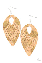 Load image into Gallery viewer, Paparazzi Earring ~ Cork Cabana - Green Earring
