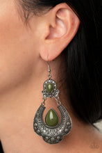 Load image into Gallery viewer, Paparazzi Rise and Roam Green Earrings online at AainaasTreasureBox. #P5ST-GRXX-008XX
