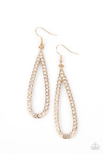 Load image into Gallery viewer, Paparazzi Earring ~ Glitzy Goals - Gold
