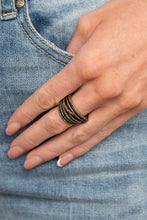 Load image into Gallery viewer, Paparazzi Ring ~ Get a Move on! - Brass
