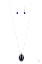 Load image into Gallery viewer, GLISTEN To This - Blue Necklace Paparazzi Accessories $5 Jewelry online. #P2RE-BLXX-302XX 
