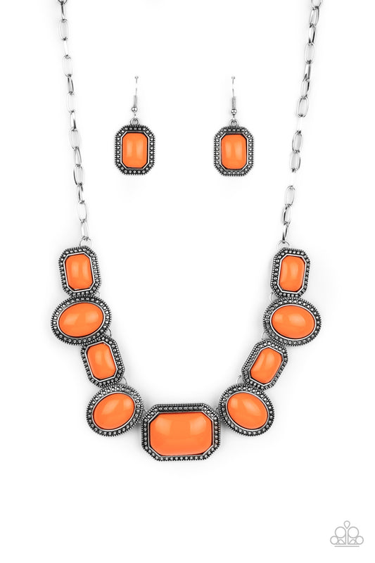 Lets Get Loud - Orange Necklace Paparazzi Accessories