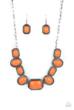 Load image into Gallery viewer, Lets Get Loud - Orange Necklace Paparazzi Accessories
